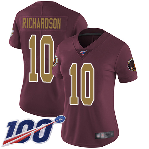 Washington Redskins Limited Burgundy Red Women Paul Richardson Alternate Jersey NFL Football #10 100th Season 80th Anniversary Vapor Untouchable->washington redskins->NFL Jersey